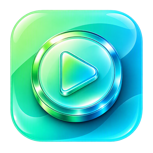 薄荷绿色的 VidMint AI 短视频制作工具 App 图标